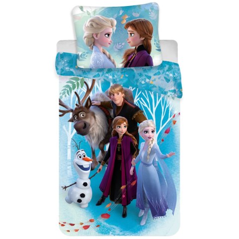 Pościel bawełna 140x200+1p70x90 Frozen Family Pościel bawełna 140x200+1p70x90 Frozen Family