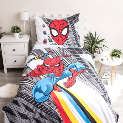 Pościel bawełna 140x200 + 70x90 Spiderman szary Pościel bawełna 140x200 + 70x90 Spiderman szary