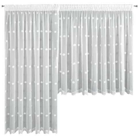 FIRANA GOTOWA DEK 400 X 160 CM BIAŁY