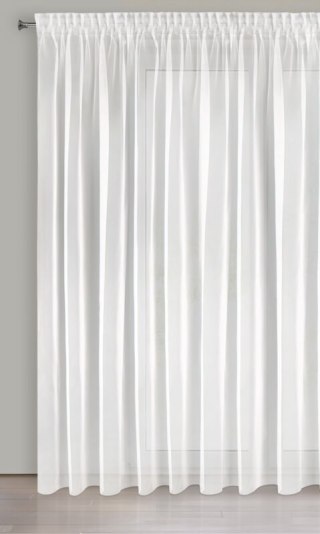 FIRANA GOTOWA ESEL NA TAŚMIE 400 X 250 CM BIAŁY