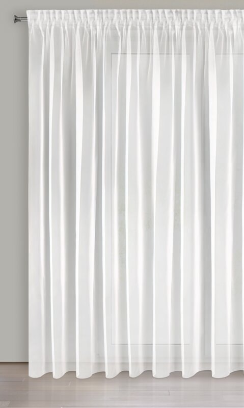 FIRANA GOTOWA ESEL NA TAŚMIE 400 X 250 CM BIAŁY