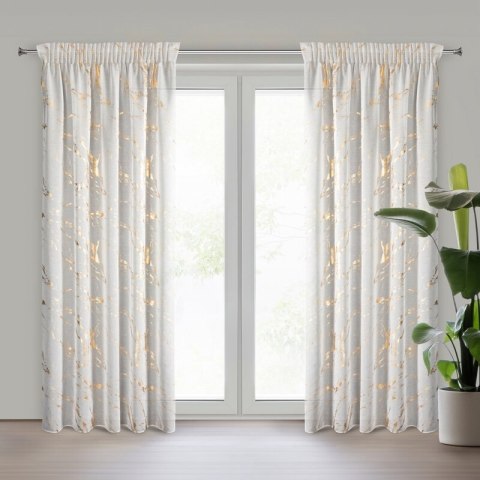 FIRANA GOTOWA MOLLY1 NA TAŚMIE 140 X 270 CM BIAŁY