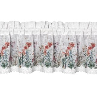 FIRANA GOTOWA NEMEZJA NA TAŚMIE 150 X 30 CM BIAŁY