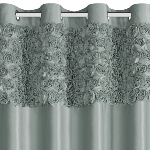 ZASŁONA GOTOWA ROSES 13 NA TAŚMIE 140 X 250 CM MIĘTOWY ZASŁONA GOTOWA ROSES 13 NA TAŚMIE 140 X 250 CM MIĘTOWY