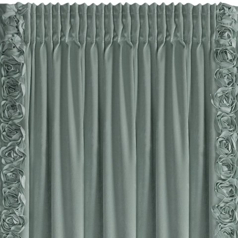 ZASŁONA GOTOWA ROSES 14 NA TAŚMIE 140 X 270 CM MIĘTOWY ZASŁONA GOTOWA ROSES 14 NA TAŚMIE 140 X 270 CM MIĘTOWY