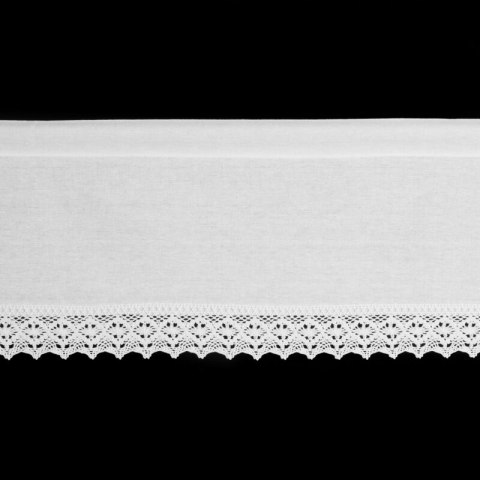FIRANA GOTOWA CLARIE NA TAŚMIE 150 X 30 CM BIAŁY