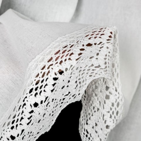 FIRANA GOTOWA CLARIE NA TAŚMIE 150 X 30 CM BIAŁY