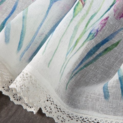 FIRANA GOTOWA DOLOREZ NA TAŚMIE 150 X 60 CM BIAŁY