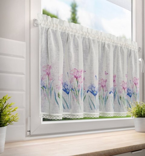 FIRANA GOTOWA DOLOREZ NA TAŚMIE 150 X 60 CM BIAŁY