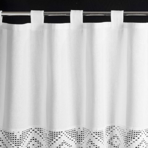 FIRANA GOTOWA ISAAC NA SZELKACH 150 X 60 CM BIAŁY