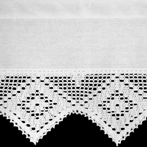 FIRANA GOTOWA ISAAC NA SZELKACH 150 X 60 CM BIAŁY