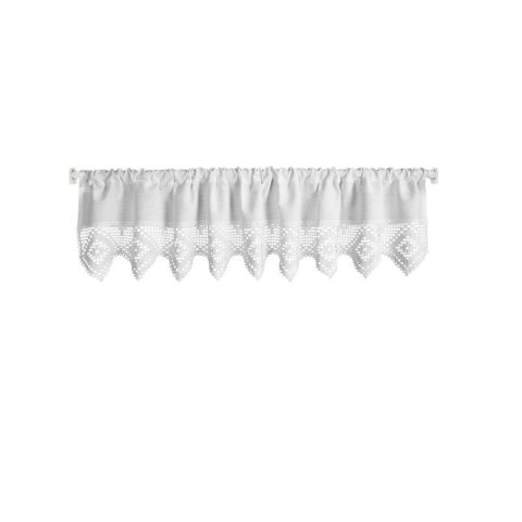 FIRANA GOTOWA ISAAC NA TAŚMIE 150 X 30 CM BIAŁY