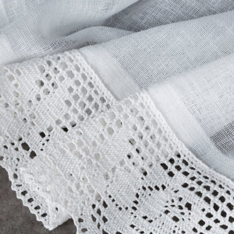FIRANA GOTOWA LARI NA TAŚMIE 150 X 30 CM BIAŁY