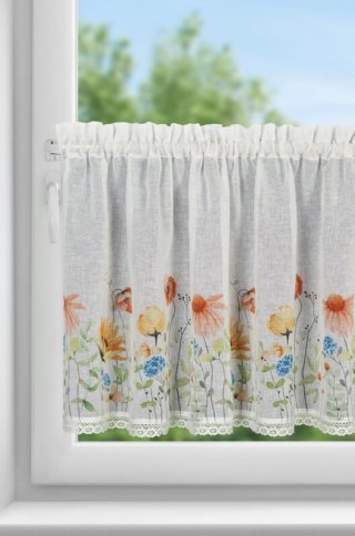 FIRANA GOTOWA NATI NA TAŚMIE 150 X 60 CM BIAŁY