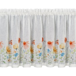 FIRANA GOTOWA NATI NA TAŚMIE 150 X 60 CM BIAŁY