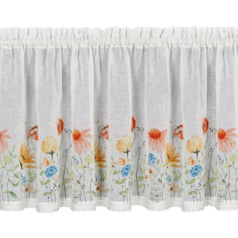 FIRANA GOTOWA NATI NA TAŚMIE 150 X 60 CM BIAŁY