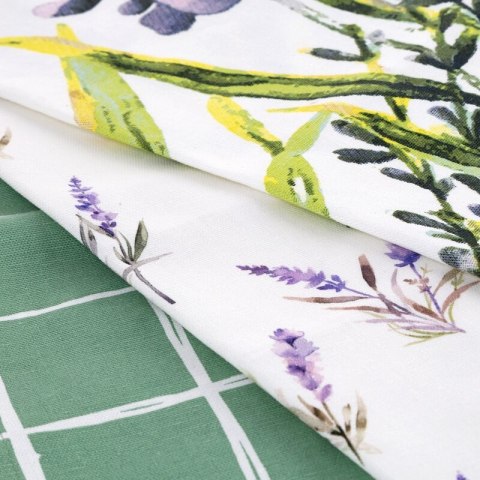 KOMPLET RĘCZNIKÓW KUCHENNYCH LAVENDER 50 X 75 CM NATURALNY