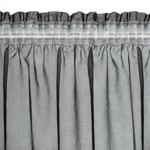 FIRANA GOTOWA CARLI NA TAŚMIE 140 X 270 CM CZARNY