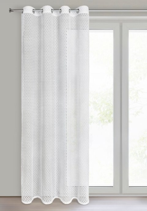 FIRANA GOTOWA CINDY 140 X 250 CM BIAŁY