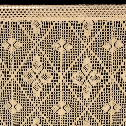 FIRANA GOTOWA MARTHA NA TAŚMIE 150 X 30 CM JASNOBEŻOWY