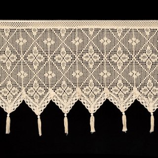 FIRANA GOTOWA MARTHA NA TAŚMIE 150 X 60 CM JASNOBEŻOWY