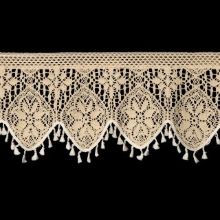 FIRANA GOTOWA MOLY NA TAŚMIE 150 X 30 CM JASNOBEŻOWY