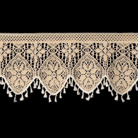 FIRANA GOTOWA MOLY NA TAŚMIE 150 X 30 CM JASNOBEŻOWY
