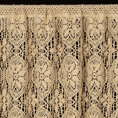 FIRANA GOTOWA MOLY NA TAŚMIE 150 X 30 CM JASNOBEŻOWY