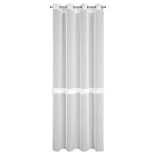 FIRANA GOTOWA ROXANA 140 X 250 CM BIAŁY