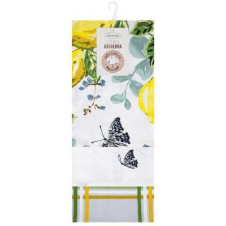 KOMPLET RĘCZNIKÓW KUCHENNYCH LEMON 50 X 70 CM NATURALNY
