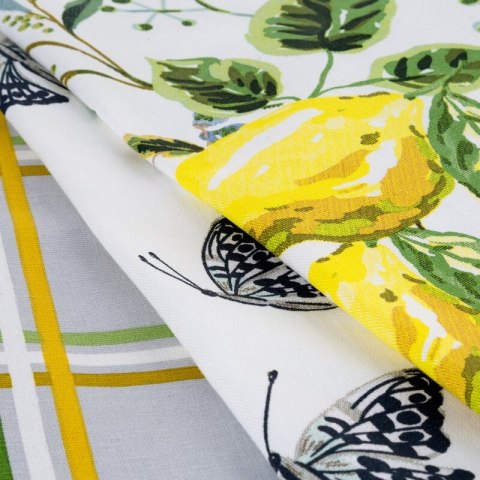 KOMPLET RĘCZNIKÓW KUCHENNYCH LEMON 50 X 70 CM NATURALNY
