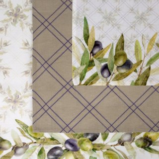 KOMPLET RĘCZNIKÓW KUCHENNYCH OLIVE 50 X 75 CM NATURALNY
