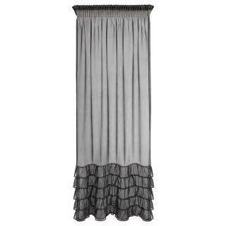 FIRANA GOTOWA CARLI NA TAŚMIE 140 X 250 CM CZARNY