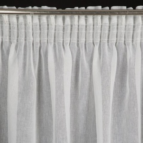 FIRANA GOTOWA LINZI NA TAŚMIE 140 X 270 CM BIAŁY