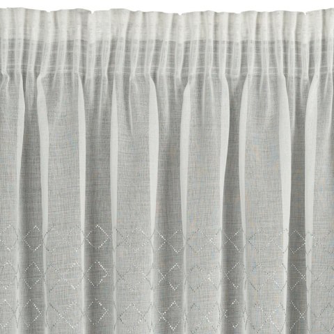 FIRANA GOTOWA KLEO NA TAŚMIE 345 X 140 CM BIAŁY