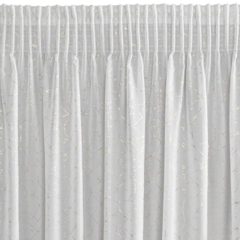 FIRANA GOTOWA ROXI NA TAŚMIE 140 X 270 CM BIAŁY