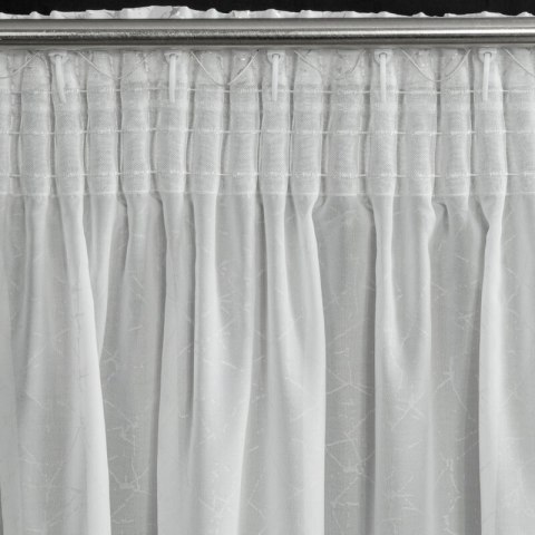 FIRANA GOTOWA ROXI NA TAŚMIE 140 X 270 CM BIAŁY