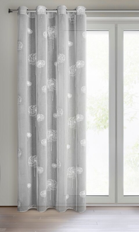 FIRANA GOTOWA SABINE 140 X 250 CM STALOWY