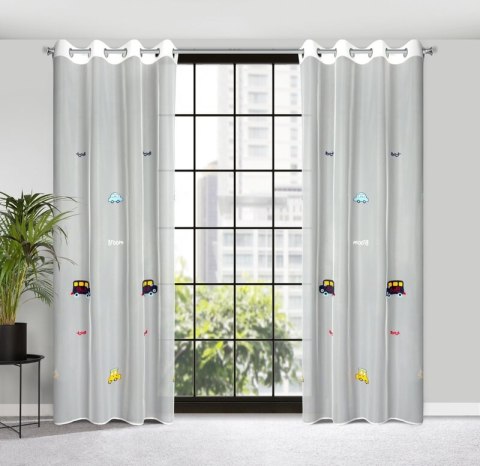 FIRANA GOTOWA ALVIN 140 X 250 CM BIAŁY