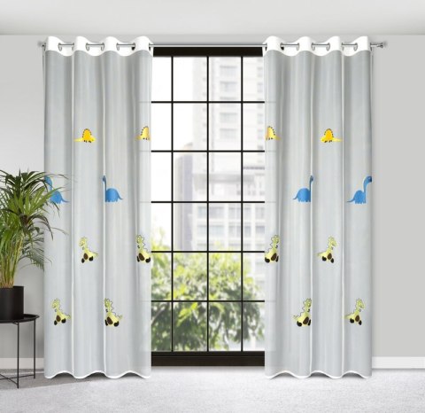 FIRANA GOTOWA DINO 140 X 250 CM BIAŁY