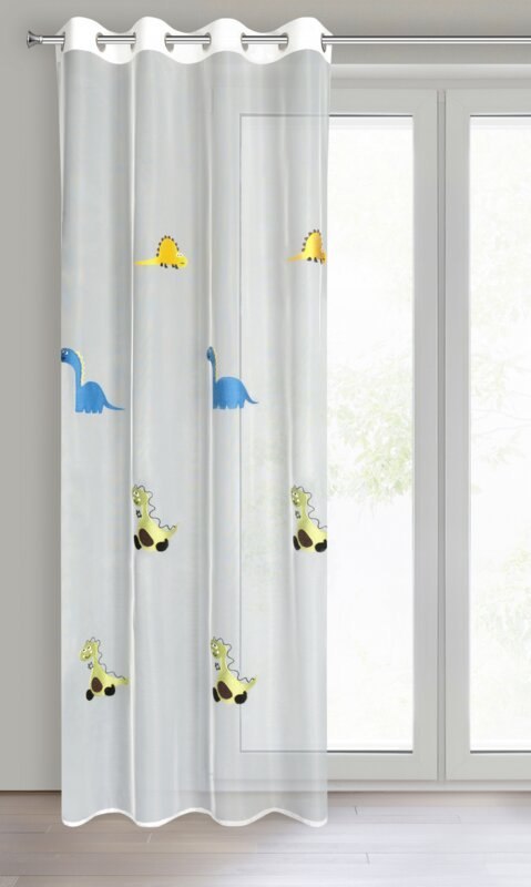 FIRANA GOTOWA DINO 140 X 250 CM BIAŁY