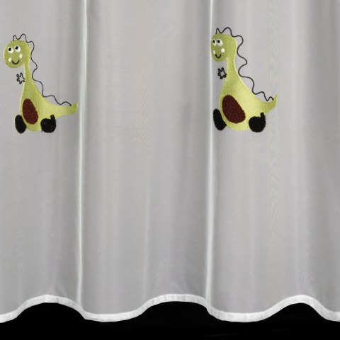 FIRANA GOTOWA DINO 140 X 250 CM BIAŁY