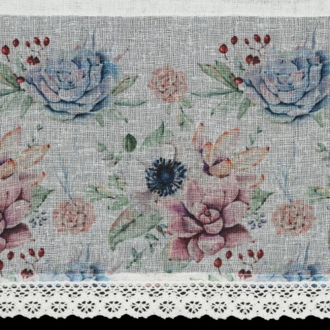 FIRANA GOTOWA DORA 150 X 60 CM BIAŁY