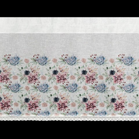 FIRANA GOTOWA DORA 150 X 60 CM BIAŁY