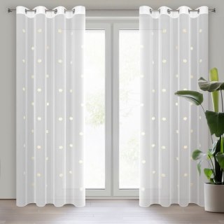 FIRANA GOTOWA ELSA 140 X 250 CM BIAŁY
