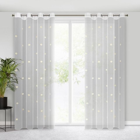 FIRANA GOTOWA ELSA 140 X 250 CM BIAŁY
