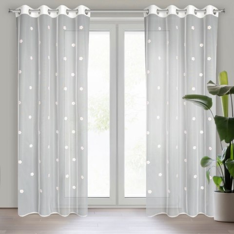 FIRANA GOTOWA ELSA 140 X 250 CM BIAŁY