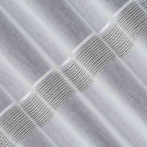 FIRANA GOTOWA INES NA TAŚMIE 140 X 270 CM BIAŁY