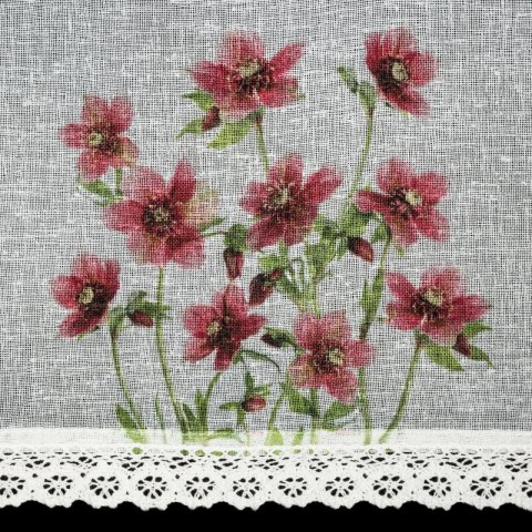 FIRANA GOTOWA ISA 150 X 30 CM BIAŁY