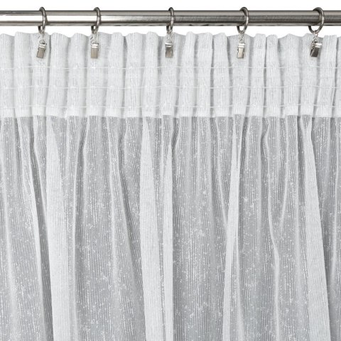 FIRANA GOTOWA KELLY NA TAŚMIE 140 X 270 CM BIAŁY